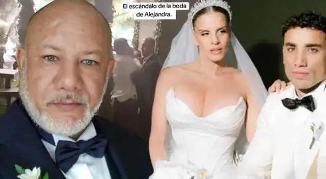 Difunden imágenes del fuerte altercado ocurrido durante la boda de Alejandra Baigorria: “El padre de Said habría agredido”.