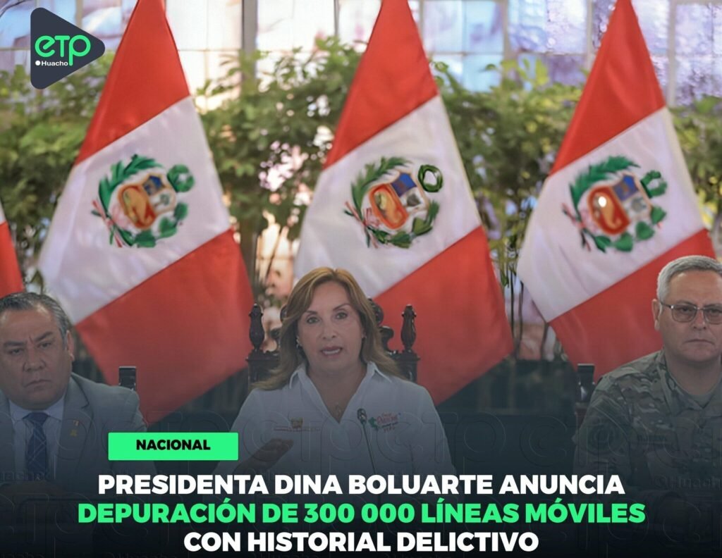 Gobierno de Dina Boluarte bloqueará 300,000 líneas móviles vinculadas a delitos para reforzar la seguridad