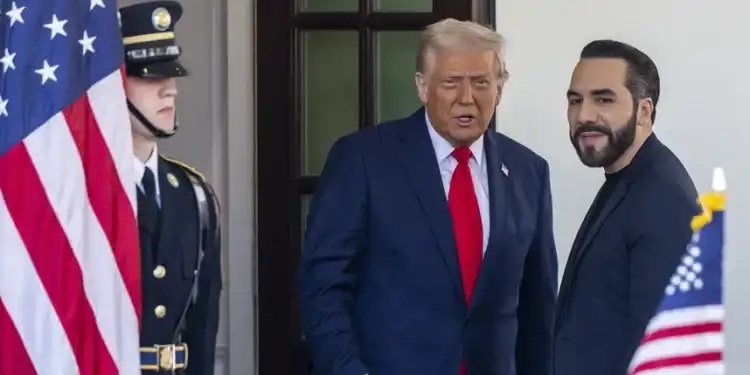 Trump y Bukele se reúnen en la Casa Blanca para fortalecer la cooperación bilateral