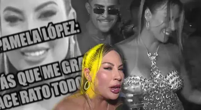 Pamela López se PASA DE COPAS en su fiesta y protagoniza ESCÁNDALO al botar a reporteros: "Me estás grabando..."