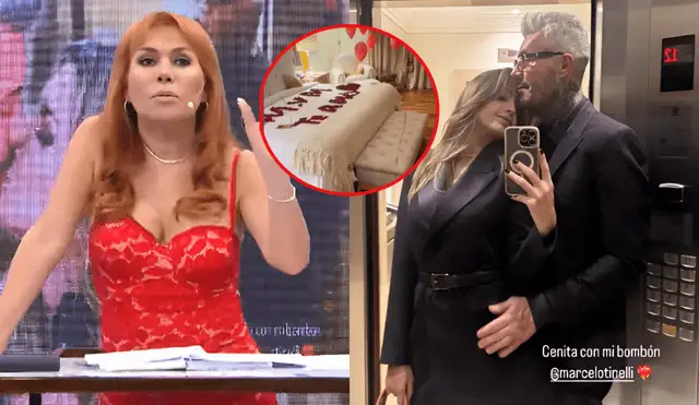 Marcelo Tinelli sorprende a Milett Figueroa con tremenda sorpresa por su cumpleaños, pero Magaly Medina lo expone: "Fue canje"
