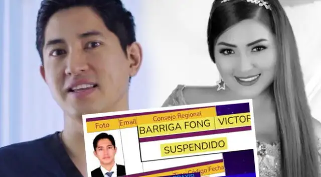 Doctor Fong SUSPENDIDO: Corte Superior le prohíbe ejercer tras MALA PRAXIS contra Muñequita Milly y Cinthia Vigil