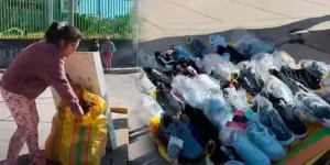 Delincuentes roban 50 zapatillas en Huancayo, pero las devuelven al ver que solo eran del pie derecho