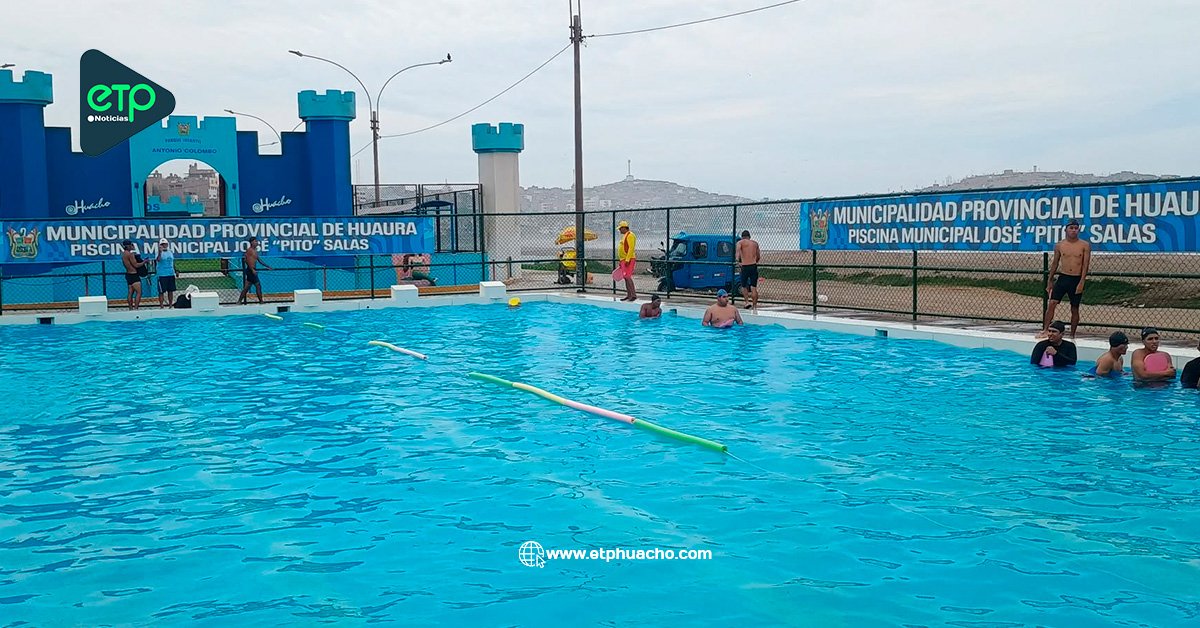 Reabren la piscina municipal José “Pito” Salas en Huacho con certificación de “Piscina Saludable”