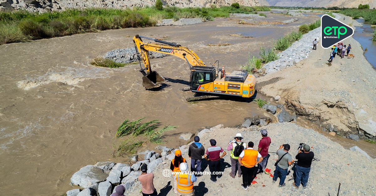 Defensa civil y ANIN intervienen de manera inmediata en sector Naranjal–Garlero ante aumento del caudal del río Huarmey