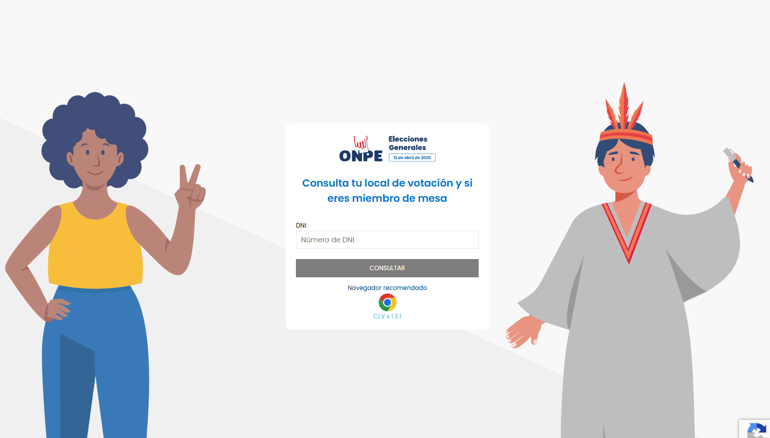 Conoce tu local de votación y la lista definitiva de miembros de mesa