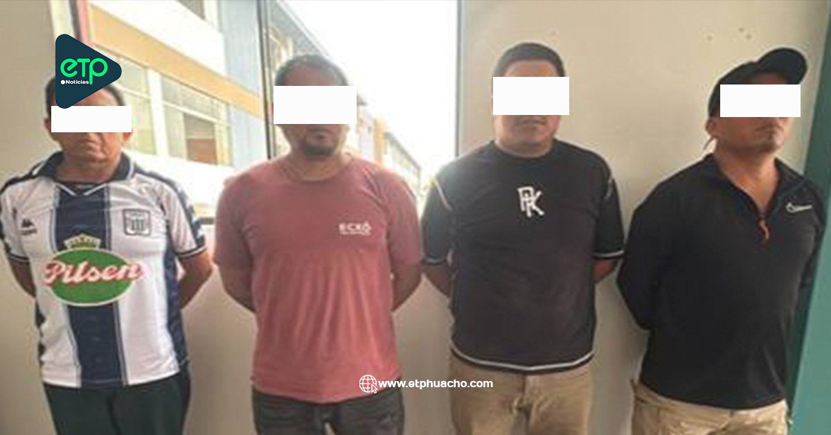 Detienen a cuatro personas acusadas de disparar contra policías en Huacho