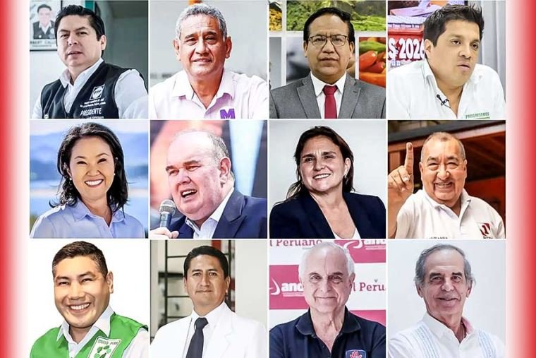Debate presidencial: estos son los 12 candidatos que debatirán hoy 31 de marzo