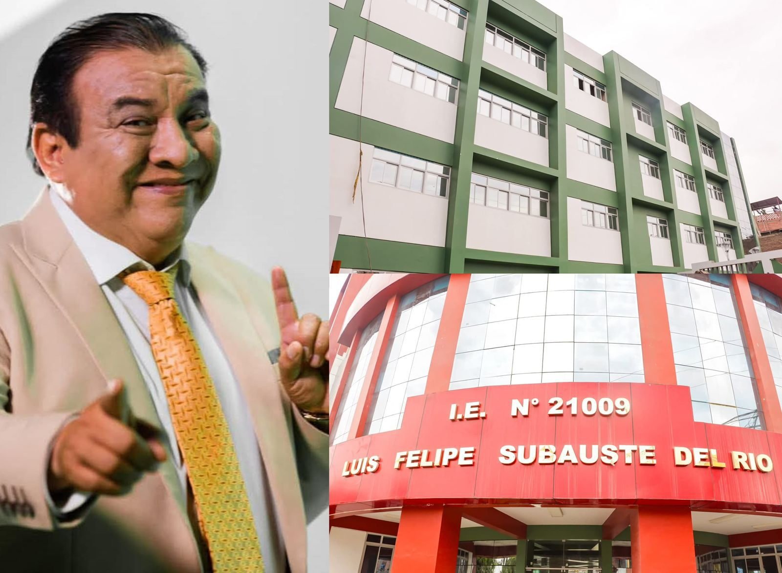 MANOLO ROJAS FUE DESIGNADO PADRINO DE LA PRONTA INAGURACIÓN DEL COLEGIO LUIS SUBAUSTE DEL RIO EN HUARAL