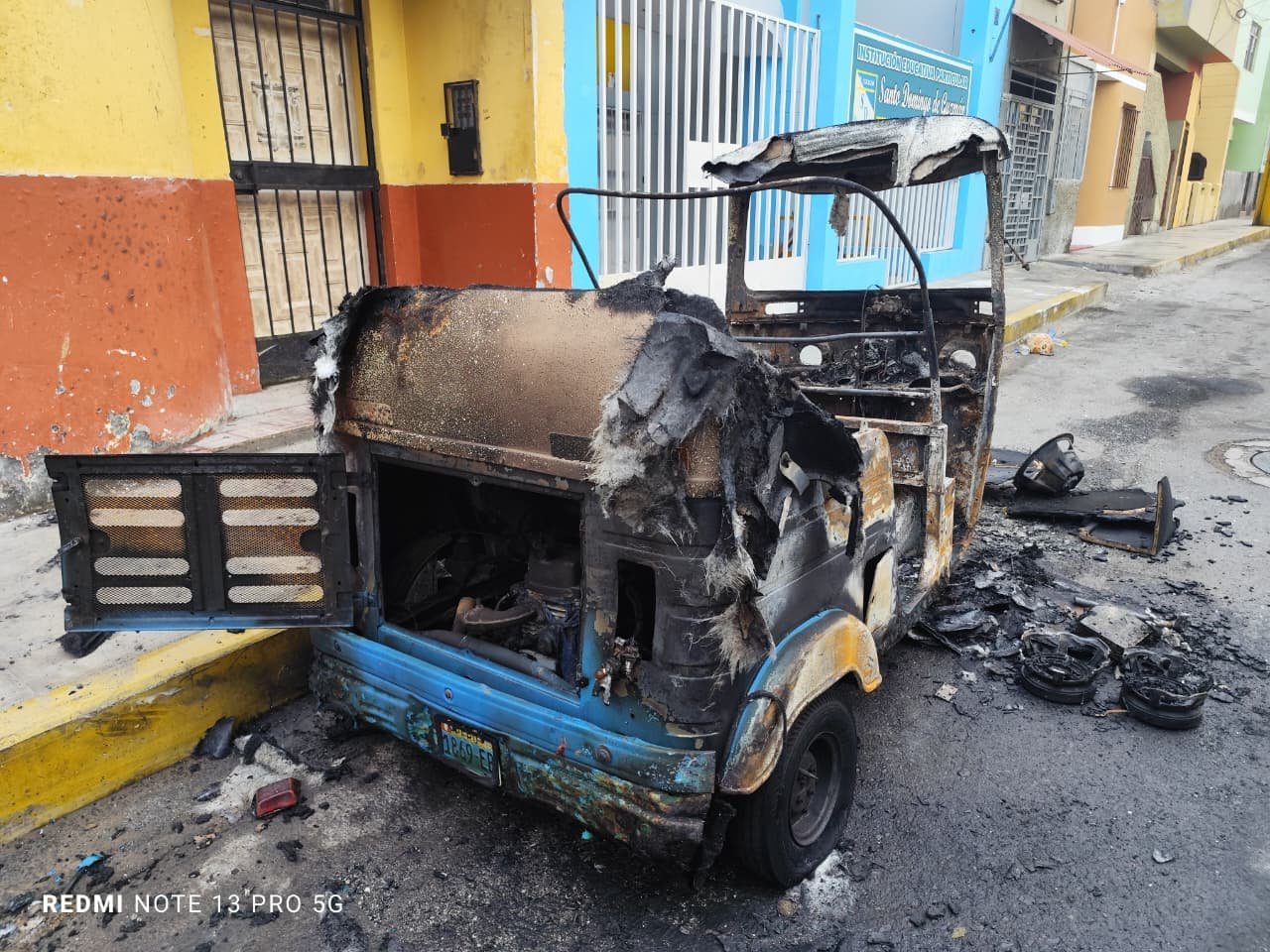 «El conductor no responde»: Hijo de propietaria de mototaxi incendiada rompe el silencio